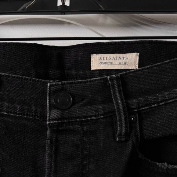 All Saints Womens Cigarette Jeans 32 - Picture 4 of 13